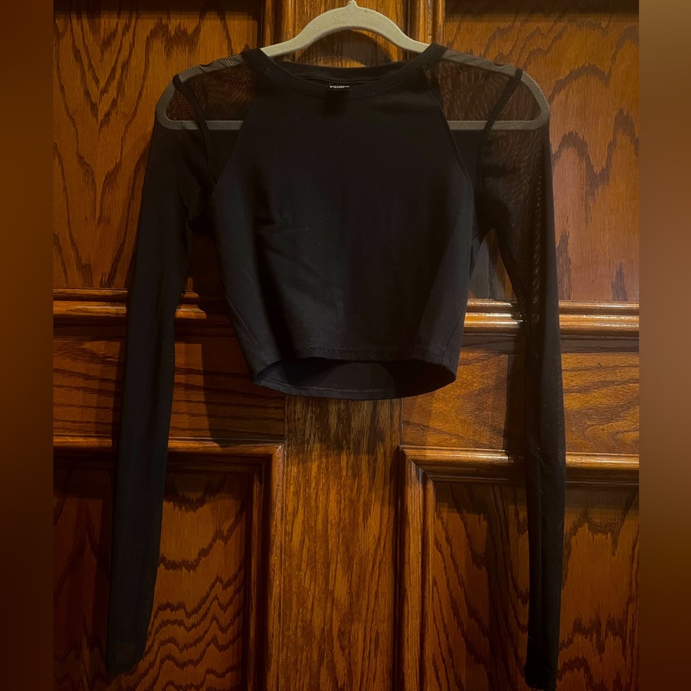 Mesh Crop Top